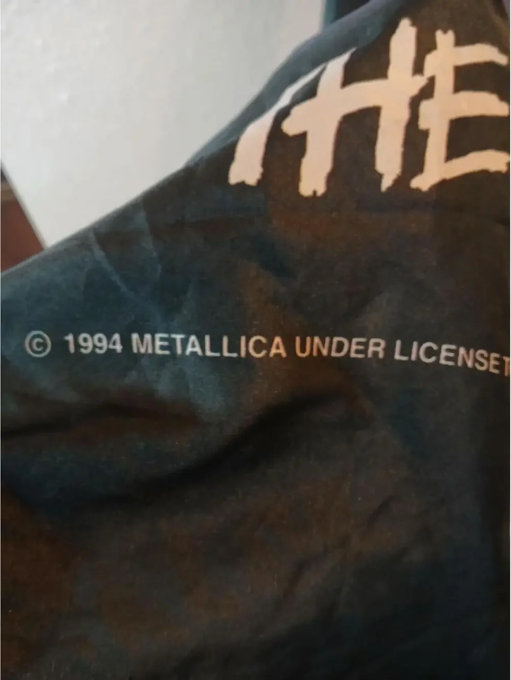 Metallica Ride the Lightning 1994 Vintage Graphic Shirt